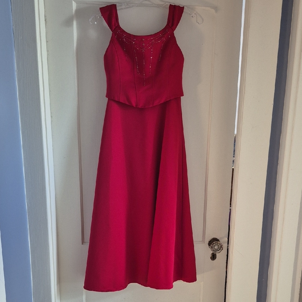 Biscotti Collection Red Girls Party Dress